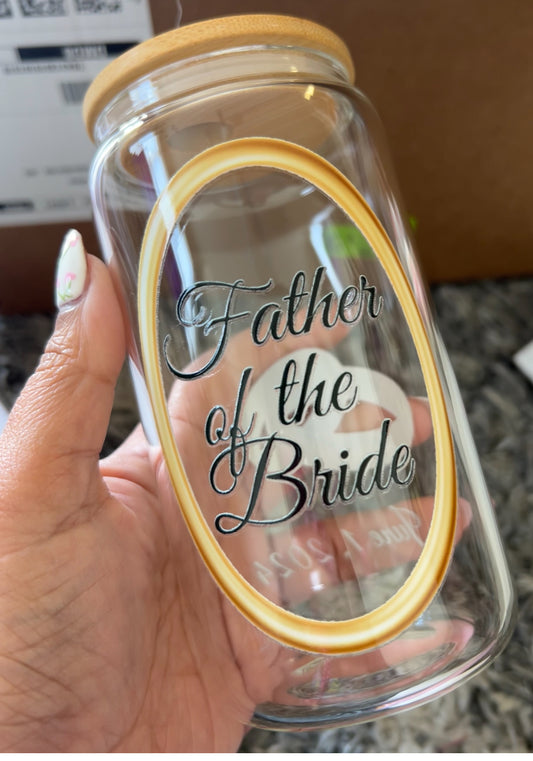 CUSTOM Wedding Party Cups